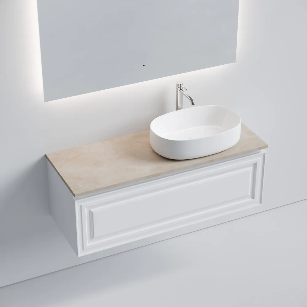 Тумба под столешницу Sancos Самая (Very) VR120RW 120x45x40 белый матовый (bianco) — фото 9