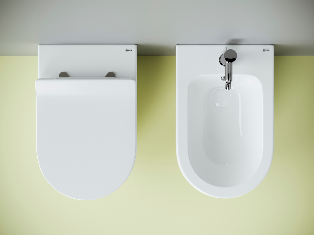Напольный приставной унитаз Метрополь (Metropol) Безободковый (Rimless) — фото 10