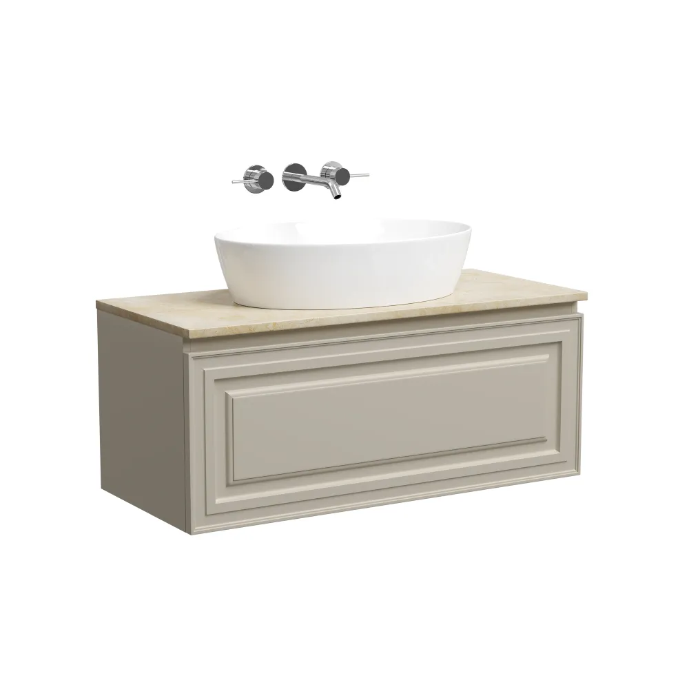 Тумба под столешницу Sancos Самая (Very) VR100CE 100x45x40 бежевый матовый (beige soft) — фото 19