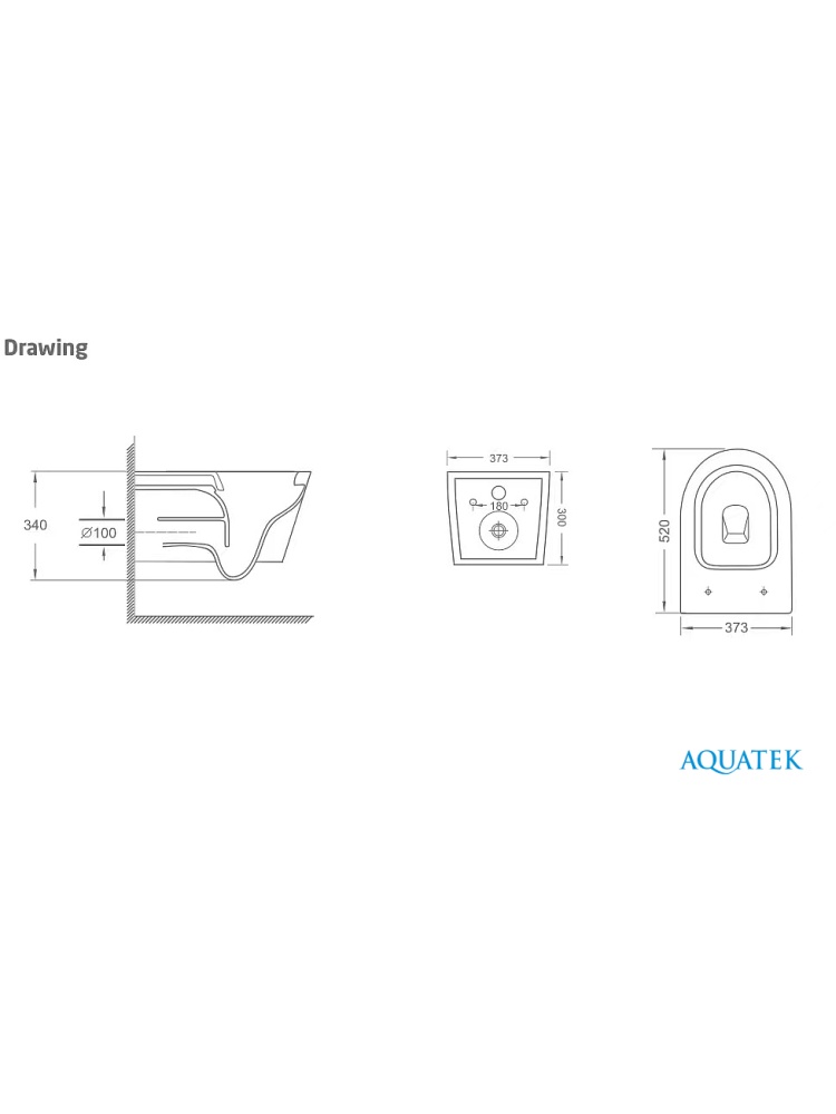 SET AQUATEK СИРИУС PNS-07 (рама INSP-0000001+крепёжKKI-0000002+ клавиша PNS-0000007 + унитаз AQ1582T-00 СИРИУС TORNADO с тонким сиденьем soft-close) — фото 4