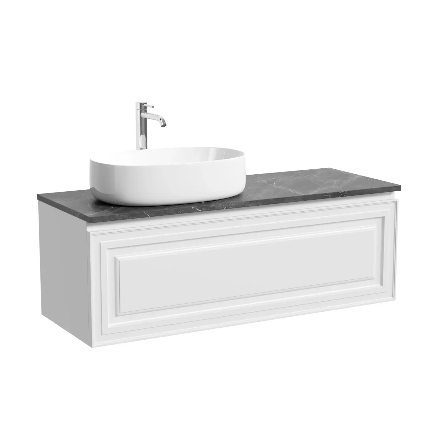 Тумба под столешницу Sancos Самая (Very) VR120LW 120x45x40 белый матовый (bianco)