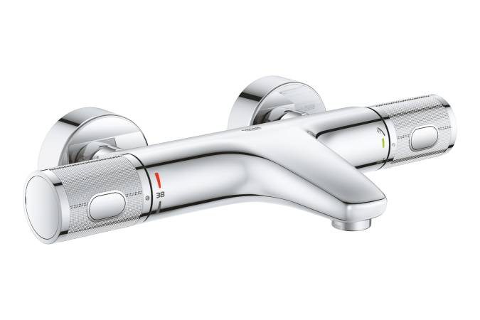 34830000 Grohtherm 1000 Performance Pro Термостат для ванны внешнего монтажа 1/2", хром (замена 34779000)
