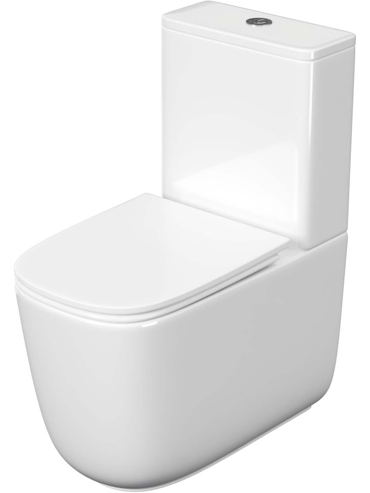 AQ4451-00 Унитаз напольный, безободковый, система смыва торнадо, Aquatek Optima Plus Square 620x355x790
