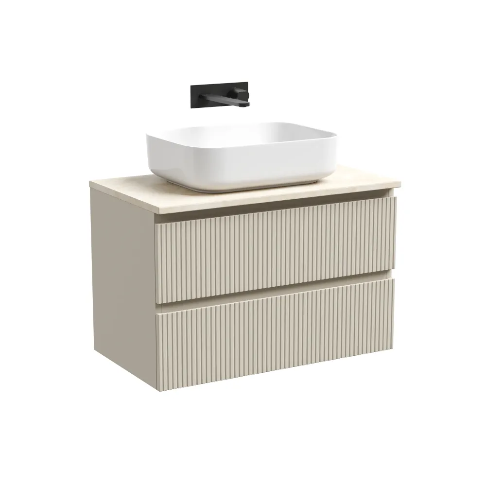 Тумба под столешницу Sancos Сноб T (Snob T) SNT80CE 80x45x50 бежевый матовый (beige soft) — фото 19