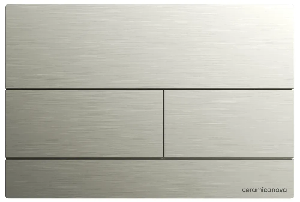 Кнопка смыва Ceramicanova Баланс / Balance - Прямоугольник / Rect CN12-004BN брашированный никель