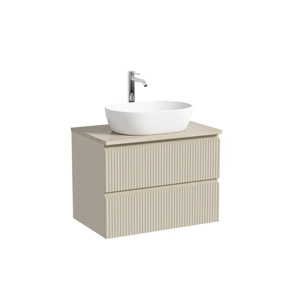 Тумба под столешницу Sancos Сноб Р / Snob R SNR70CE 69x44,5x50 темный антрацит матовый — фото 7