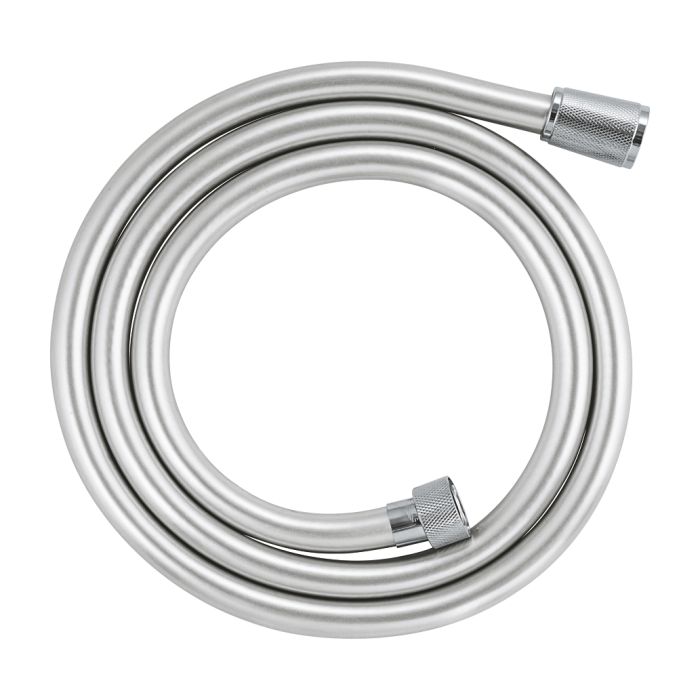 28364001 Silverflex Душевой шланг пластик, 1500 мм, TwistStop, макс. давление до 5 бар, хром (замена арт. 28364000)