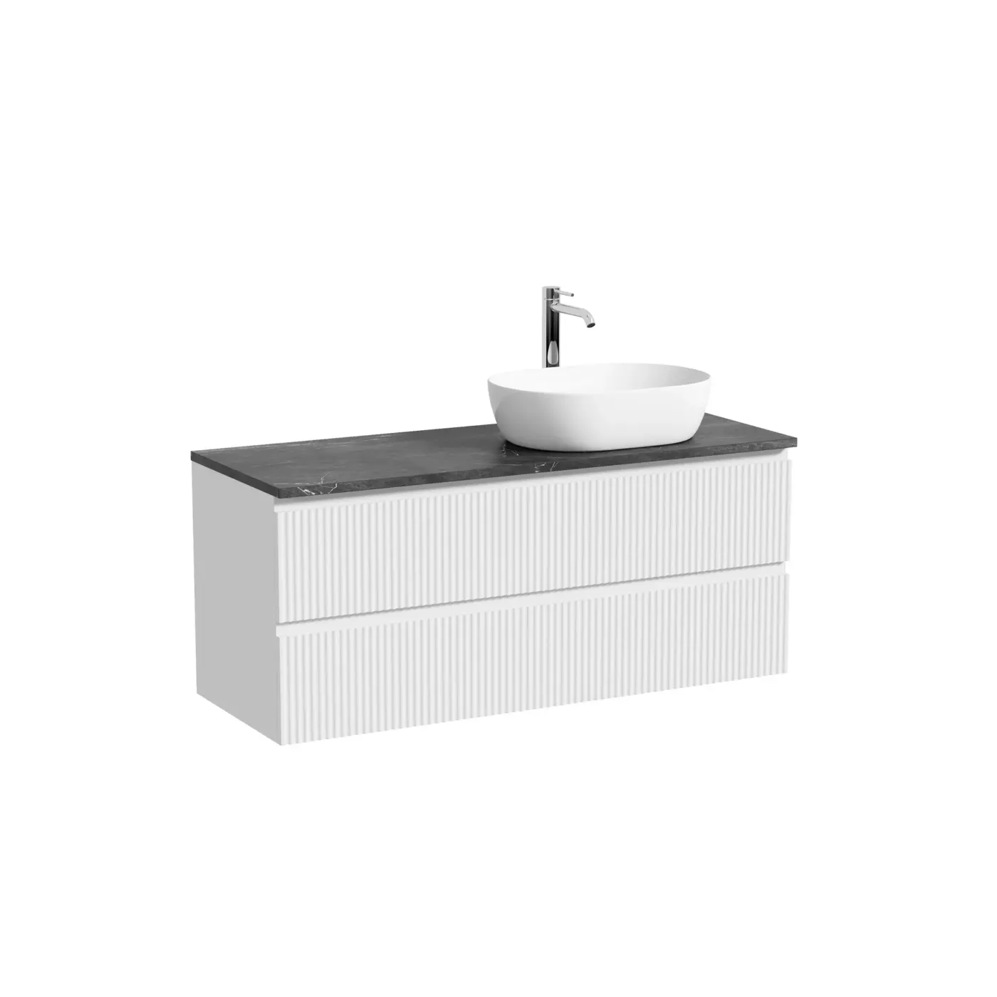 Тумба под столешницу Sancos Сноб Р (Snob R) SNR120RW 120x45x50 бежевый матовый (beige soft)
