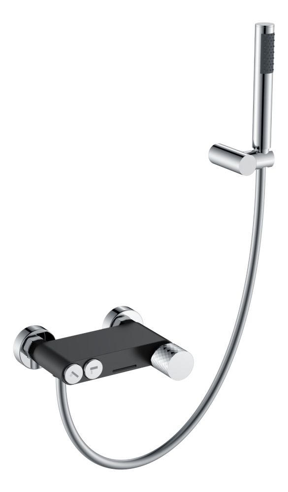 Смеситель STICK для ванны BLACK DIAMOND CHROME