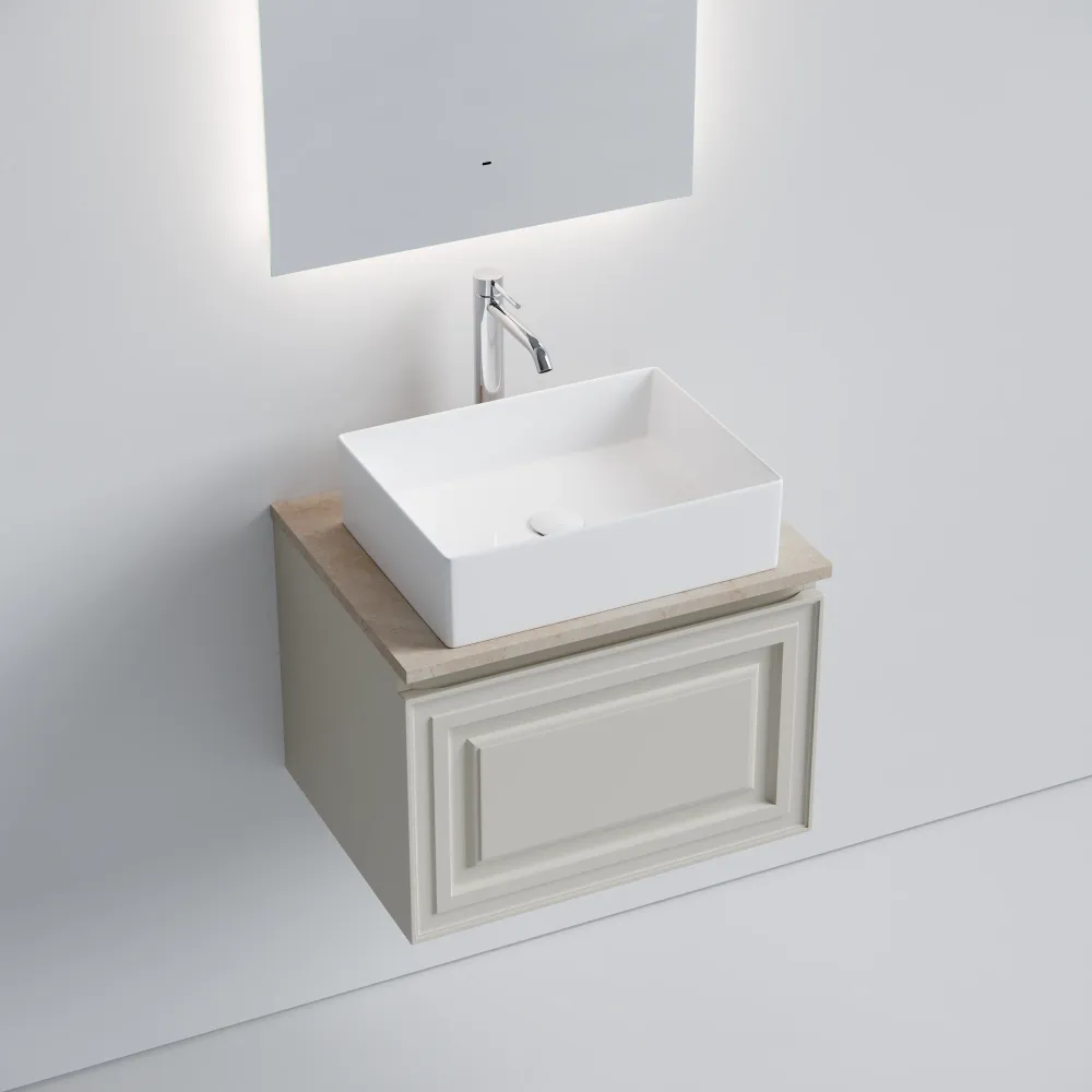 Тумба под столешницу Sancos Самая (Very) VR60CE 60x45x40 бежевый матовый (beige soft) — фото 9