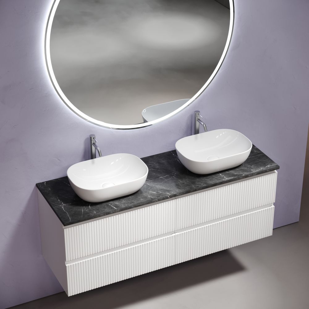 Тумба под столешницу Sancos Сноб T (Snob T) SNT70W 70x45x50 белый матовый (bianco) — фото 15