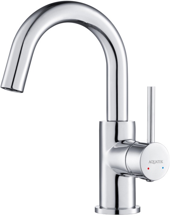 AQ1307CR ЕВРОПА смеситель для раковины, без донного клапана