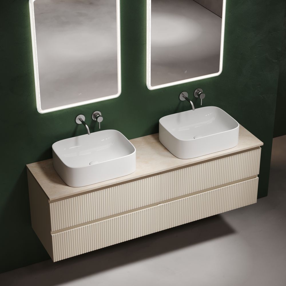 Тумба под столешницу Sancos Сноб T (Snob T) SNT80CE 80x45x50 бежевый матовый (beige soft) — фото 36