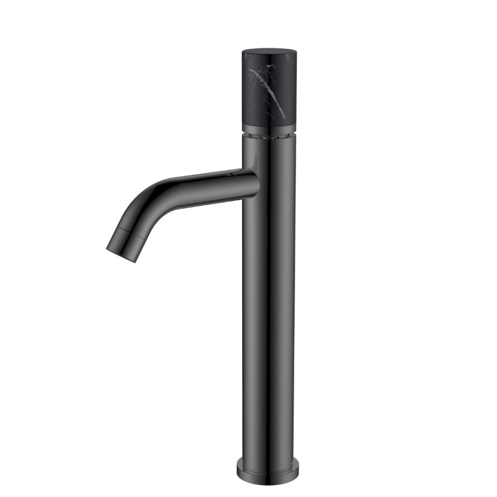 Смеситель STICK для умыв.выс.SHINE GUN METAL MARBLE BLACK_Комплект