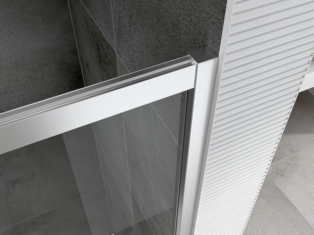 Душевая дверь ABBER Schwarzer Diamant AG33180H — фото 4