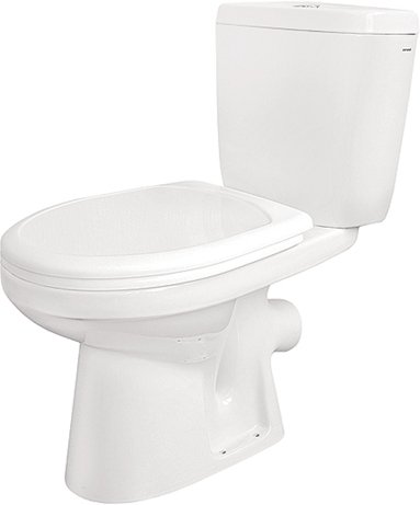1.WH30.2.137 АНИМО унитаз-компакт, диагон.выпуск, 2 режима, soft-close