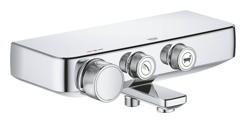 34718000 Grohtherm SmartControl Термостатический смеситель для ванны, настенный монтаж, хром