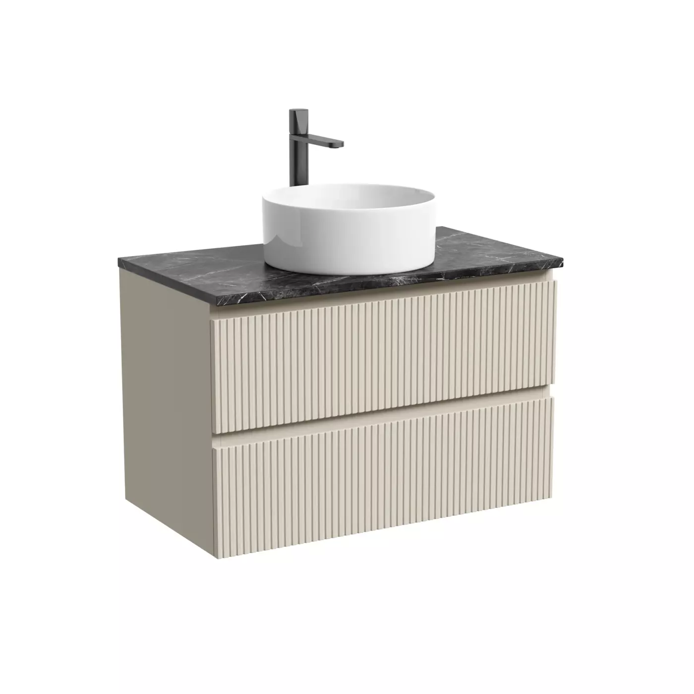 Тумба под столешницу Sancos Сноб T (Snob T) SNT80CE 80x45x50 бежевый матовый (beige soft)