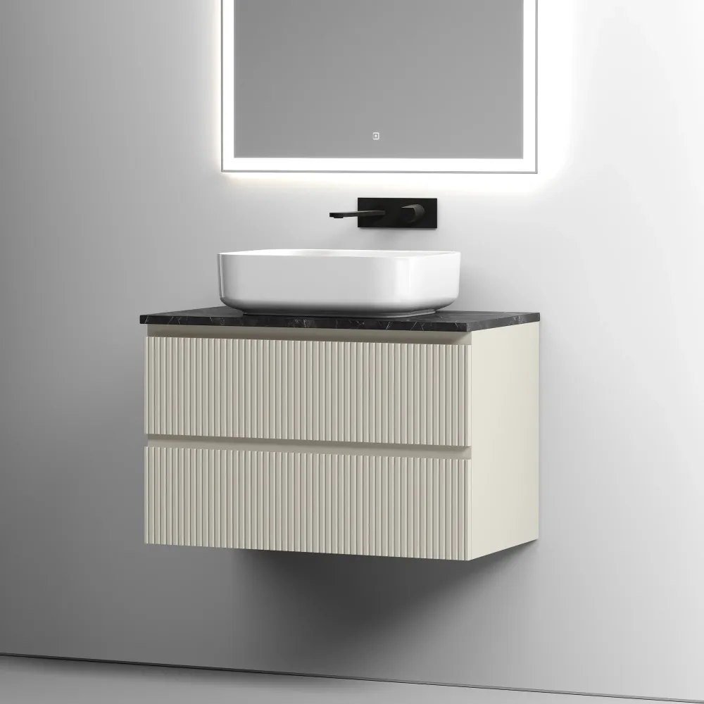 Тумба под столешницу Sancos Сноб T (Snob T) SNT80CE 80x45x50 бежевый матовый (beige soft) — фото 12