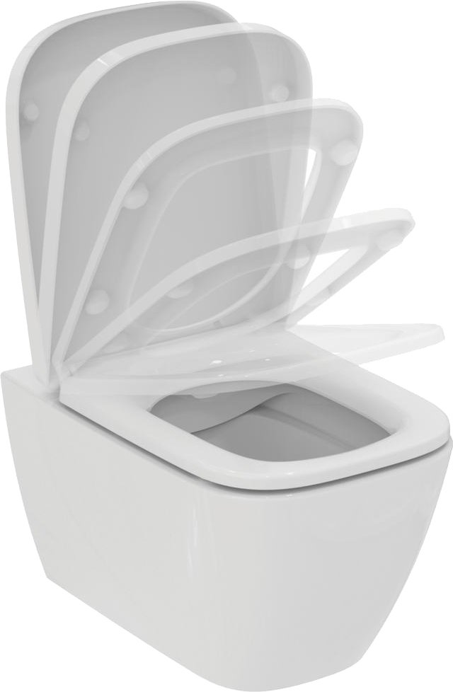 T461401 Ideal Standard i.life B Подвесной безободковый унитаз с технологией RimLS+, глубокий смыв — фото 5