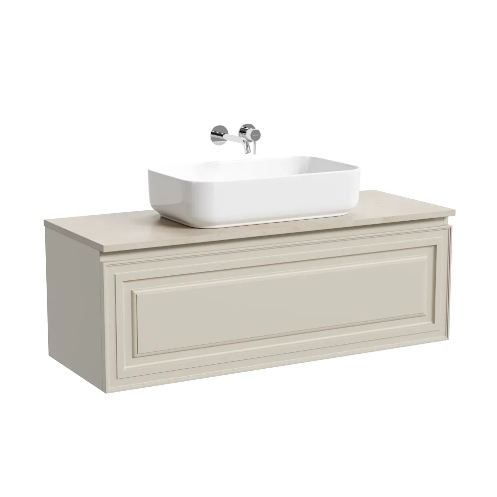 Тумба под столешницу Sancos Самая / Very VR120CE 119,5x44,5x40,6 бежевый матовый / beige soft — фото 10