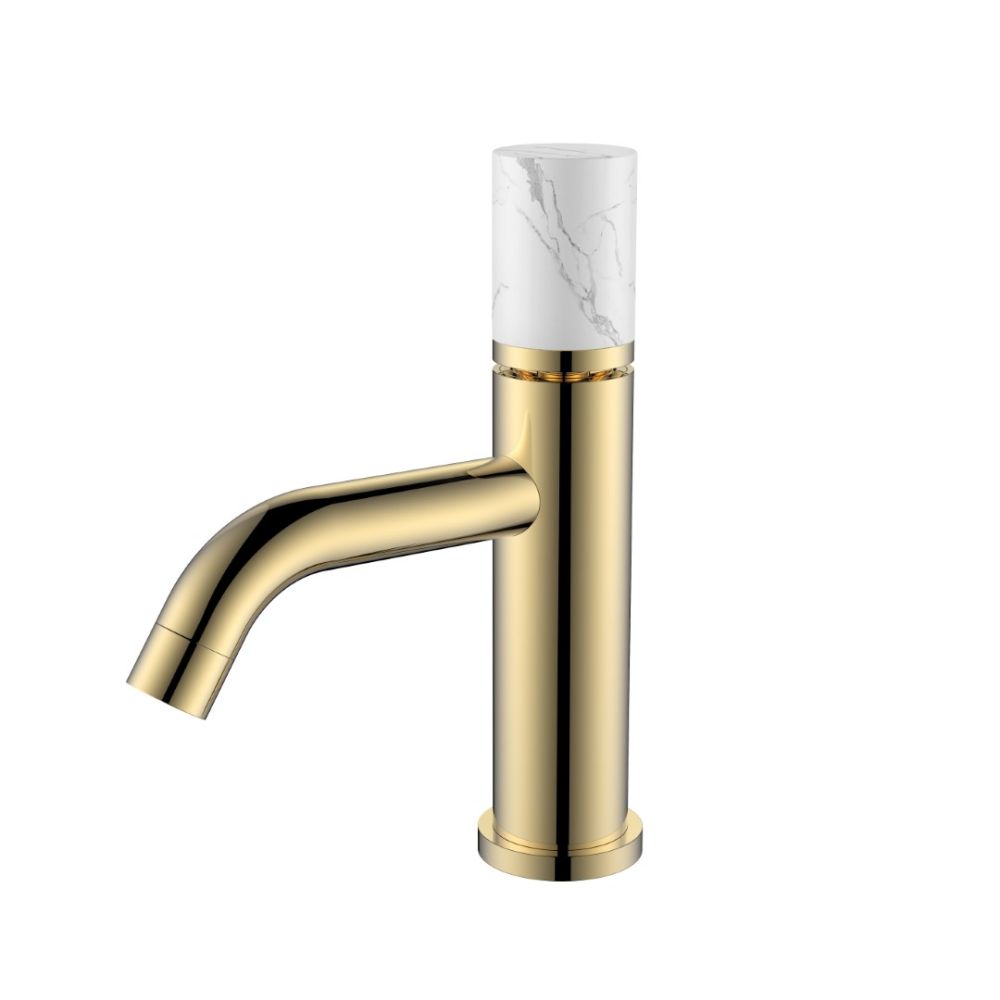 Смеситель STICK для умыв.низ.GOLD MARBLE WHITE_Комплект