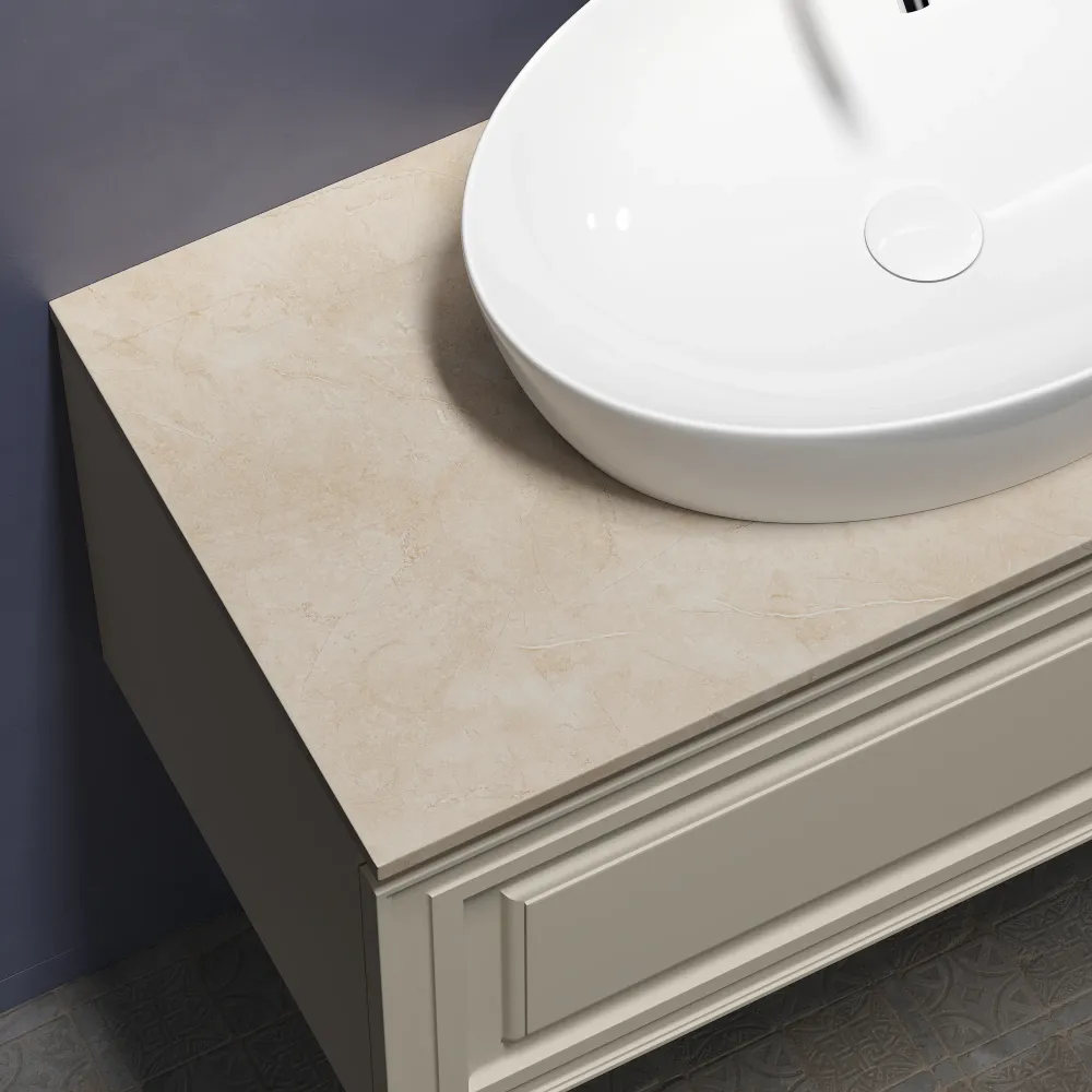 Тумба под столешницу Sancos Самая (Very) VR100CE 100x45x40 бежевый матовый (beige soft) — фото 24