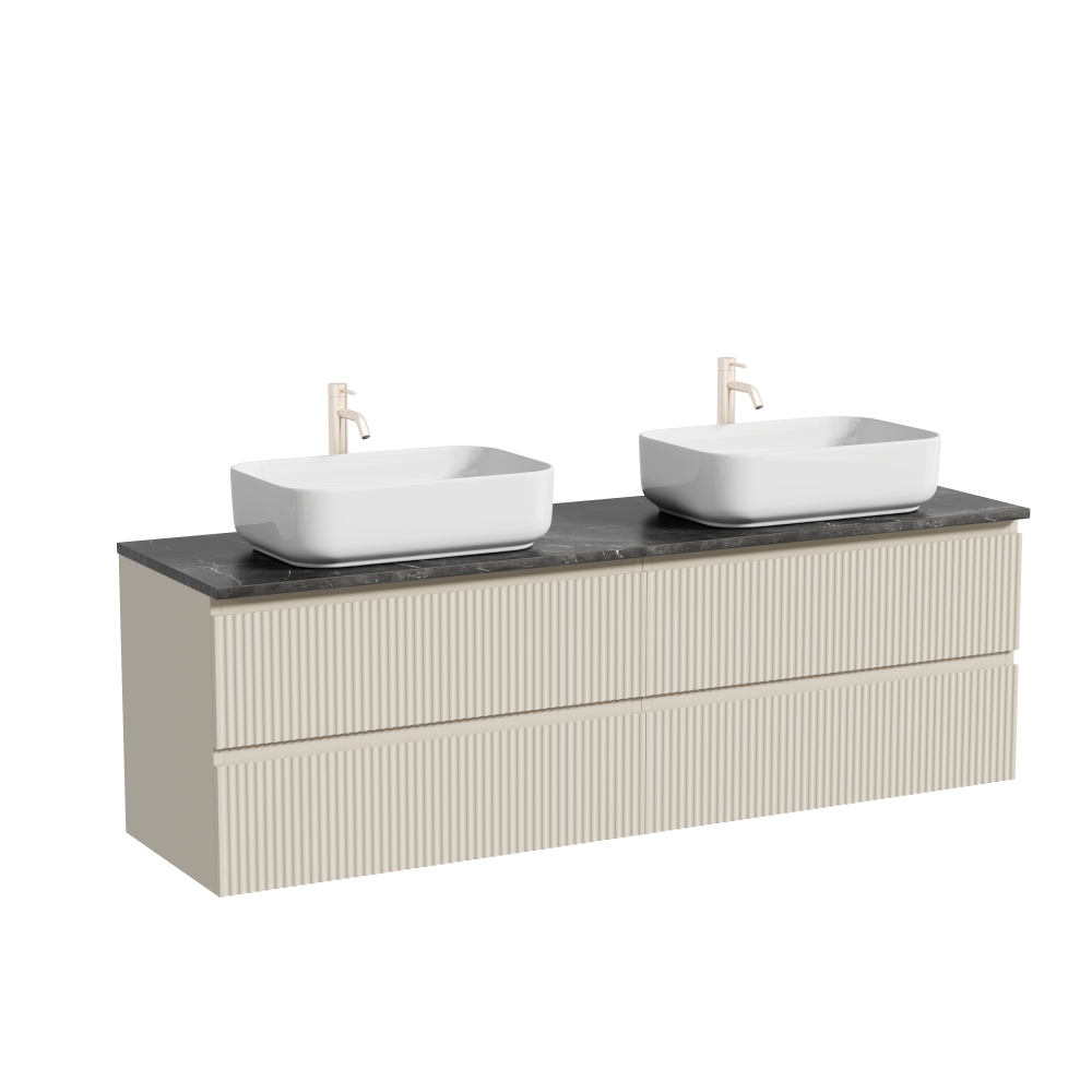 Тумба под столешницу Sancos Сноб Р / Snob R SNR80CE 79x44,5x50 бежевый матовый / beige soft — фото 25