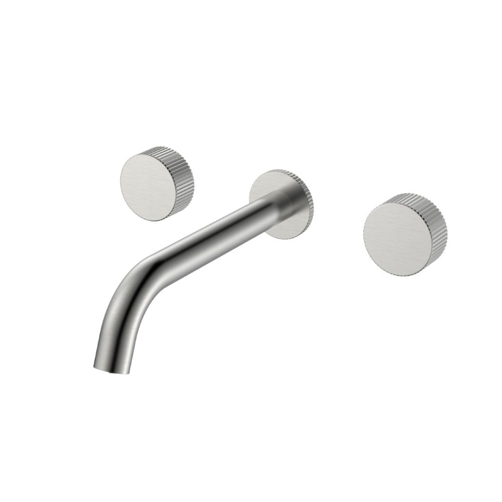 Смеситель из стены STICK LINEA на 3 отв. Nickel Brush