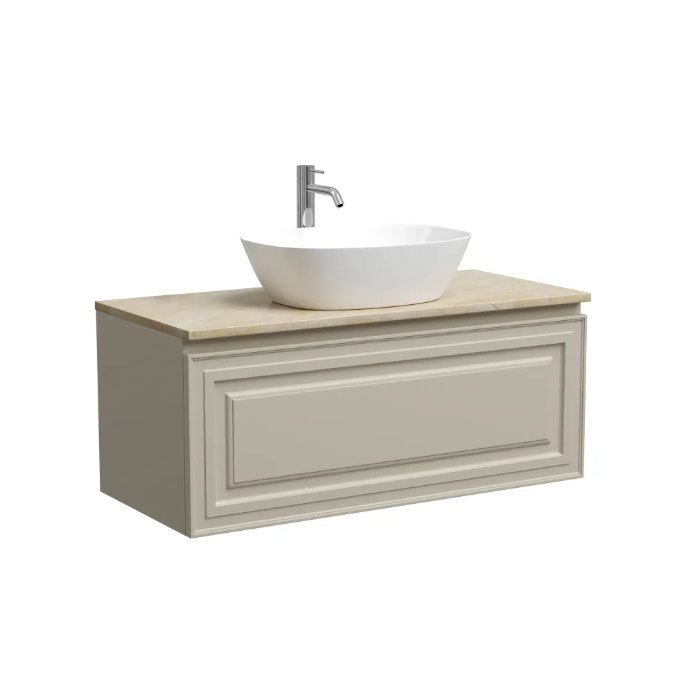 Тумба под столешницу Sancos Самая (Very) VR100CE 100x45x40 бежевый матовый (beige soft) — фото 13