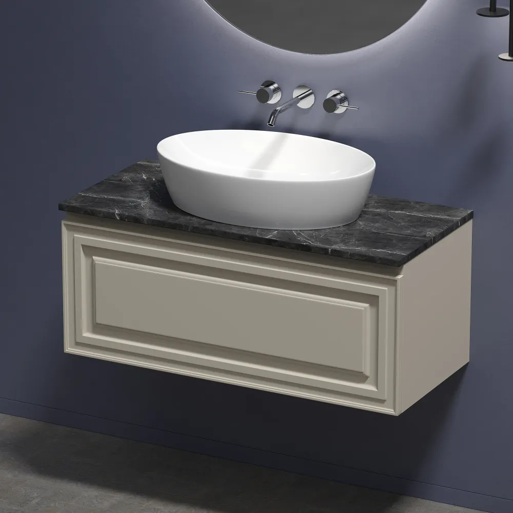 Тумба под столешницу Sancos Самая (Very) VR100CE 100x45x40 бежевый матовый (beige soft) — фото 9
