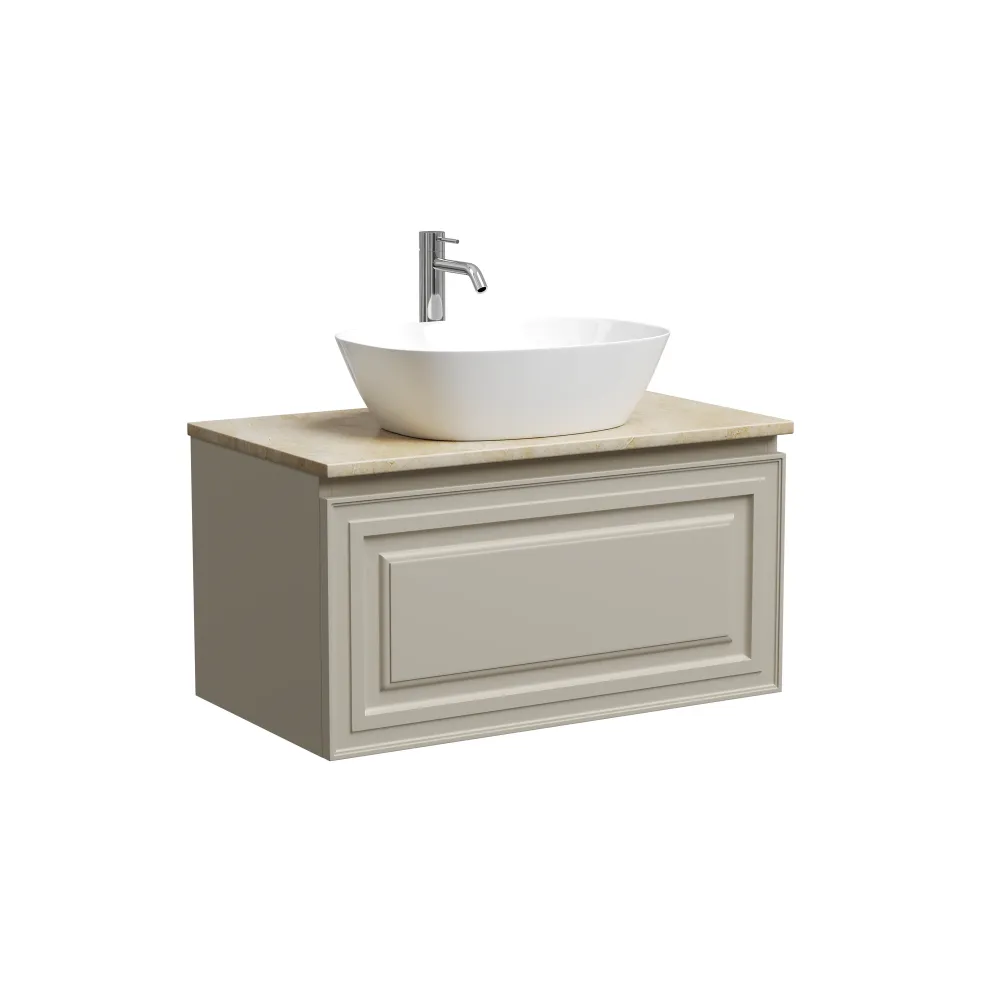 Тумба под столешницу Sancos Самая (Very) VR80CE 80x45x40 бежевый матовый (beige soft) — фото 13