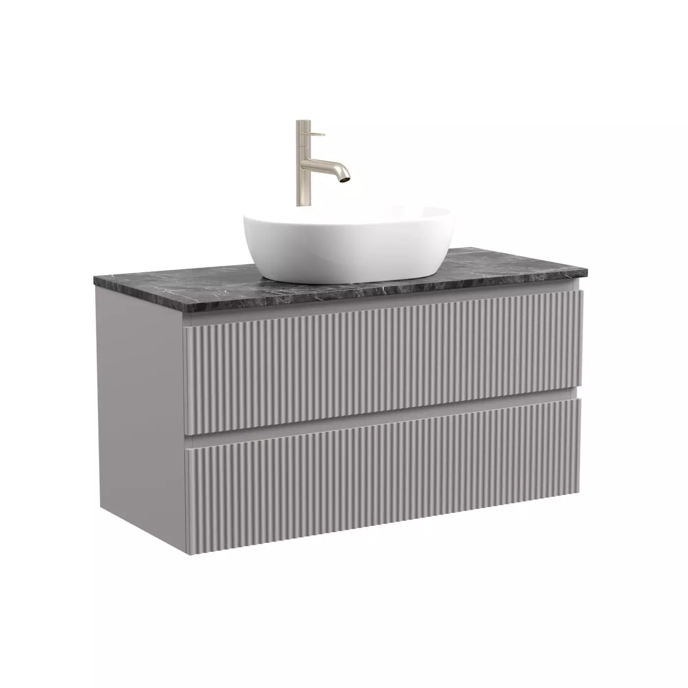 Тумба под столешницу Sancos Сноб Р (Snob R) SNR100SM 100x45x50 белый матовый (bianco)