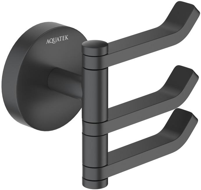 AQ4632MB БЕТТА крючок тройной, матовый черный