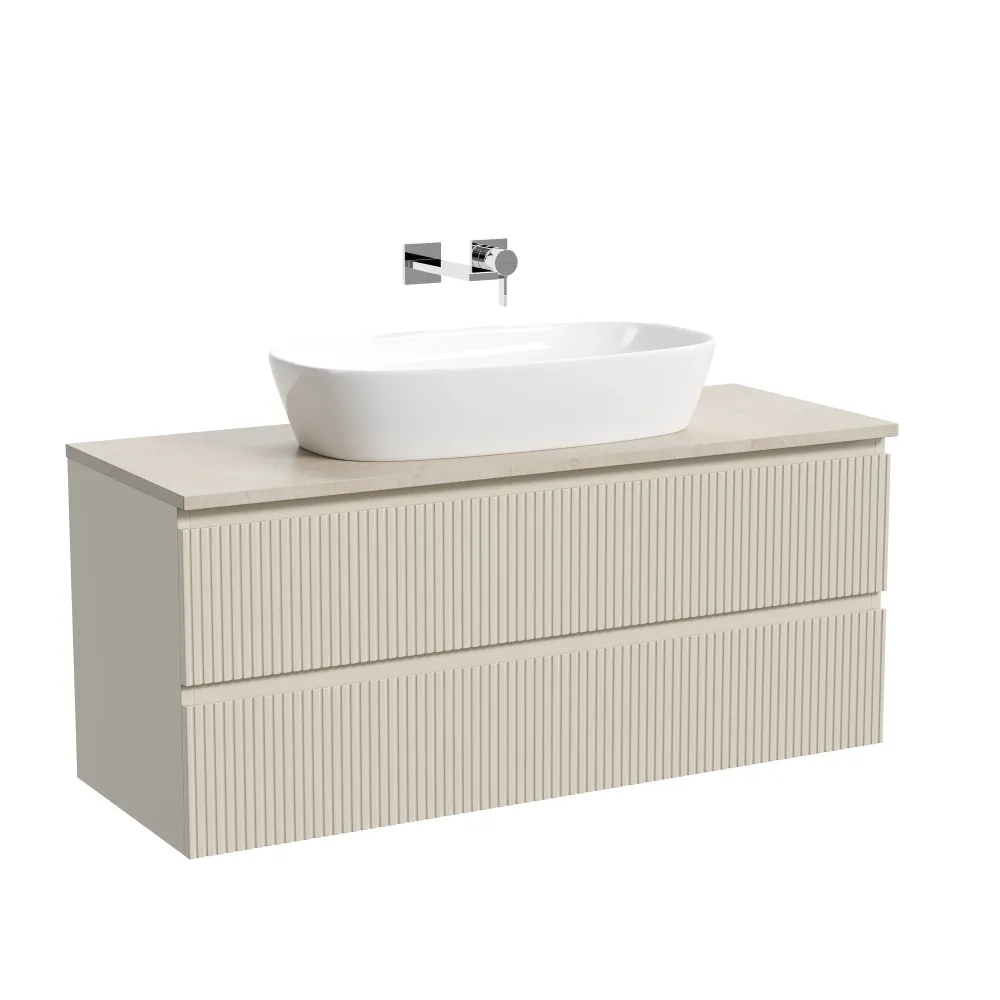 Тумба под столешницу Sancos Сноб T (Snob T) SNT120CE 120x45x50 бежевый матовый (beige soft) — фото 10