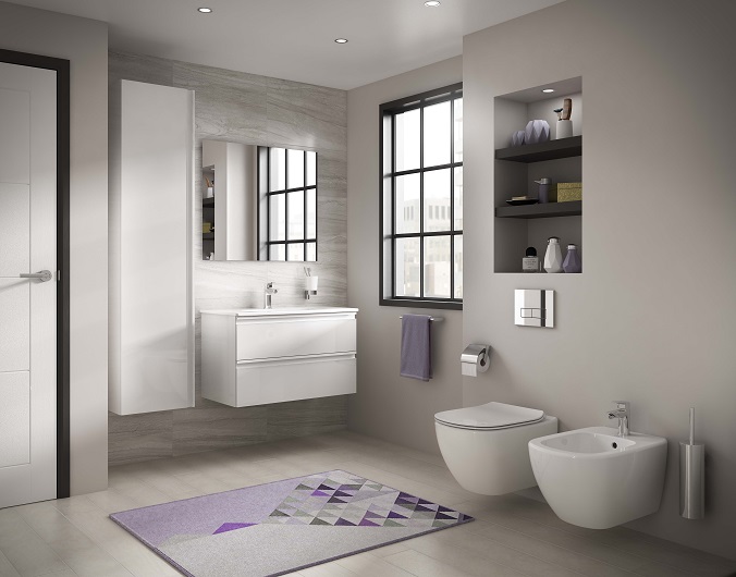 T007901 TESI AquaBlade® Подвесной унитаз, глубокий смыв, сидение и крышка заказывается дополнительно, с крепежом (для полностью скрытого монтажа) — фото 2