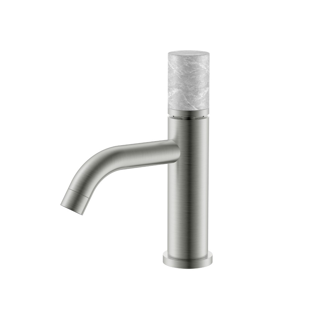 Смеситель STICK для умыв. низ. NIKEL BRUSH MARBLE GREY