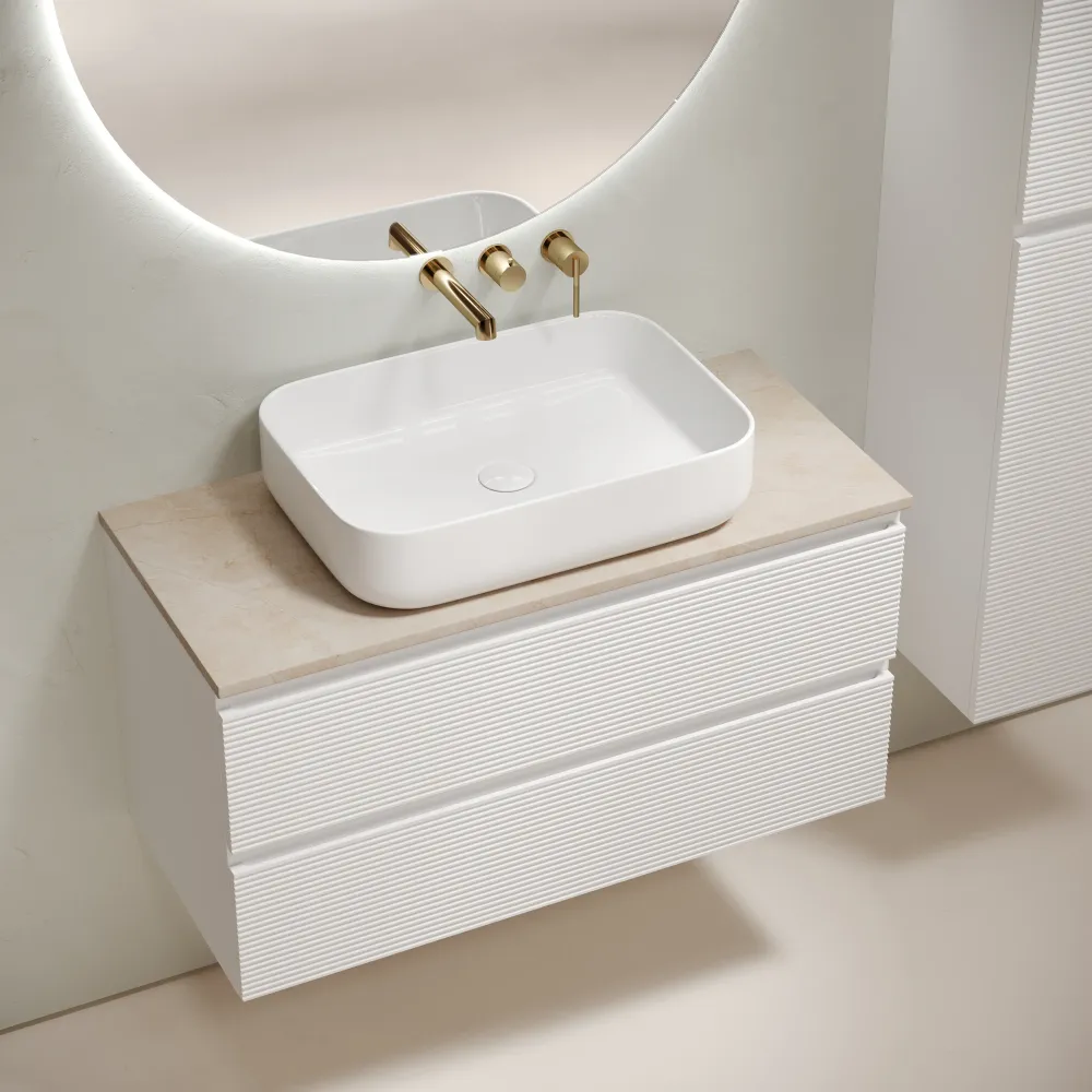 Тумба под столешницу Sancos Фолк (Folk) FL100W 100x45x50 белый матовый (bianco) — фото 12