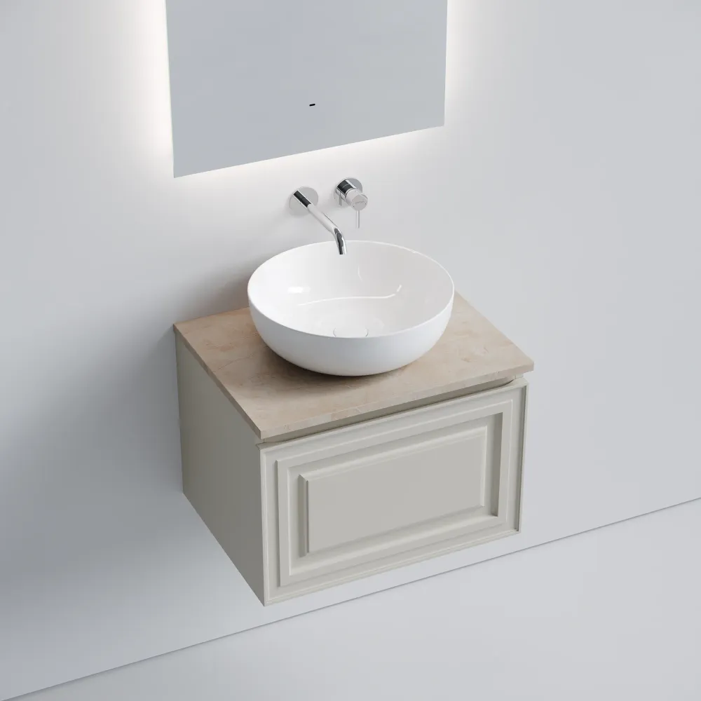 Тумба под столешницу Sancos Самая (Very) VR60CE 60x45x40 бежевый матовый (beige soft) — фото 12