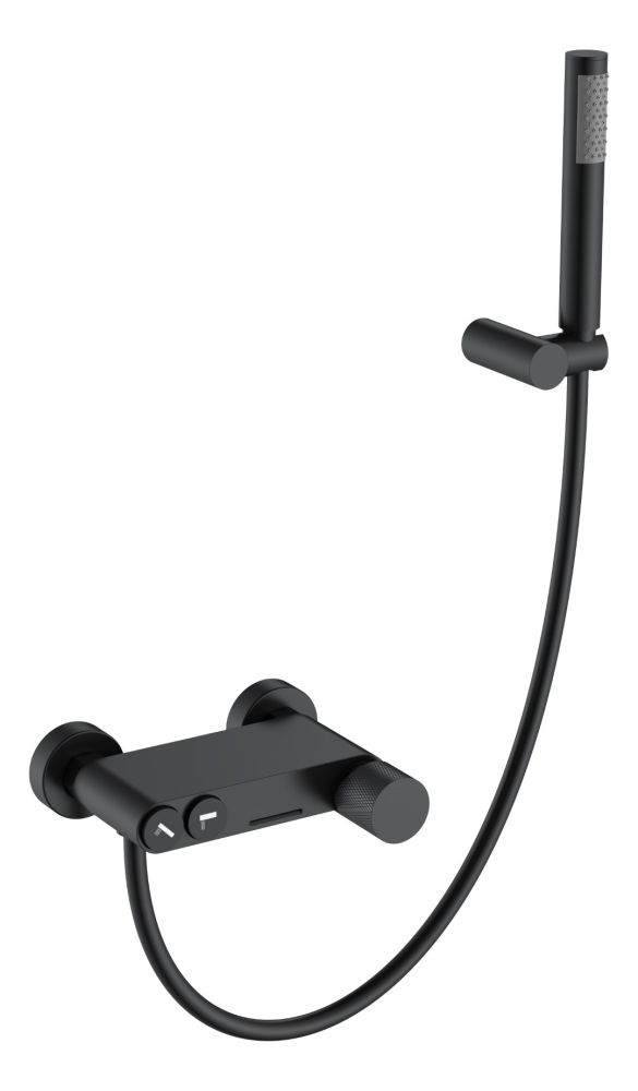 Смеситель STICK для ванны BLACK TOUCH BLACK, B (черный)