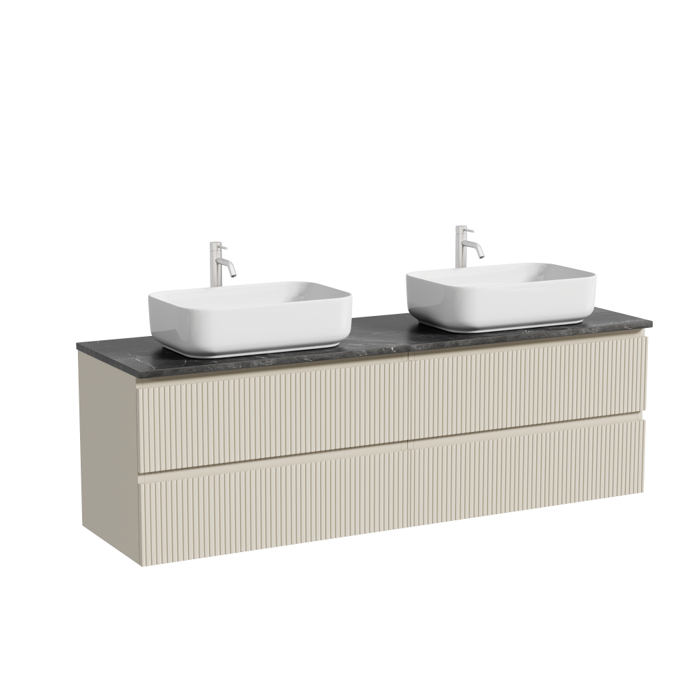 Тумба под столешницу Sancos Сноб T (Snob T) SNT80CE 80x45x50 бежевый матовый (beige soft) — фото 25