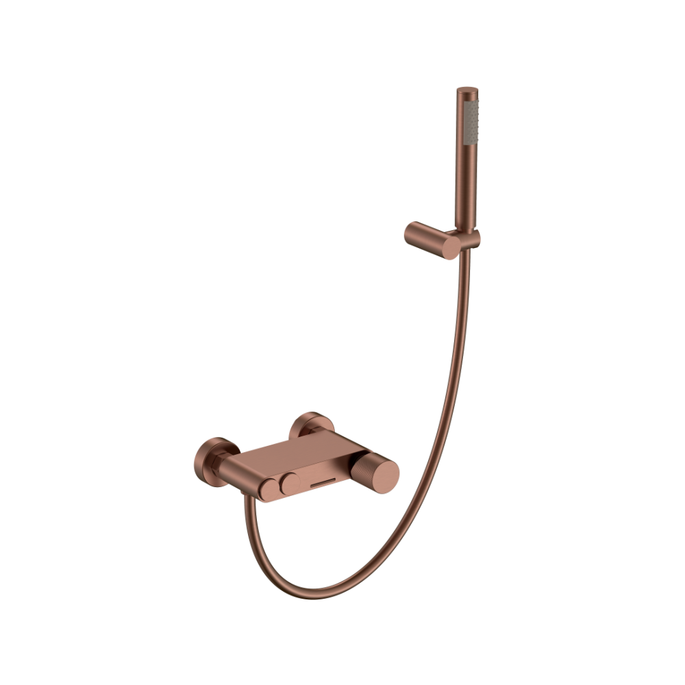 Смеситель STICK для ванны BRUSHED BRONZE SPIRALE
