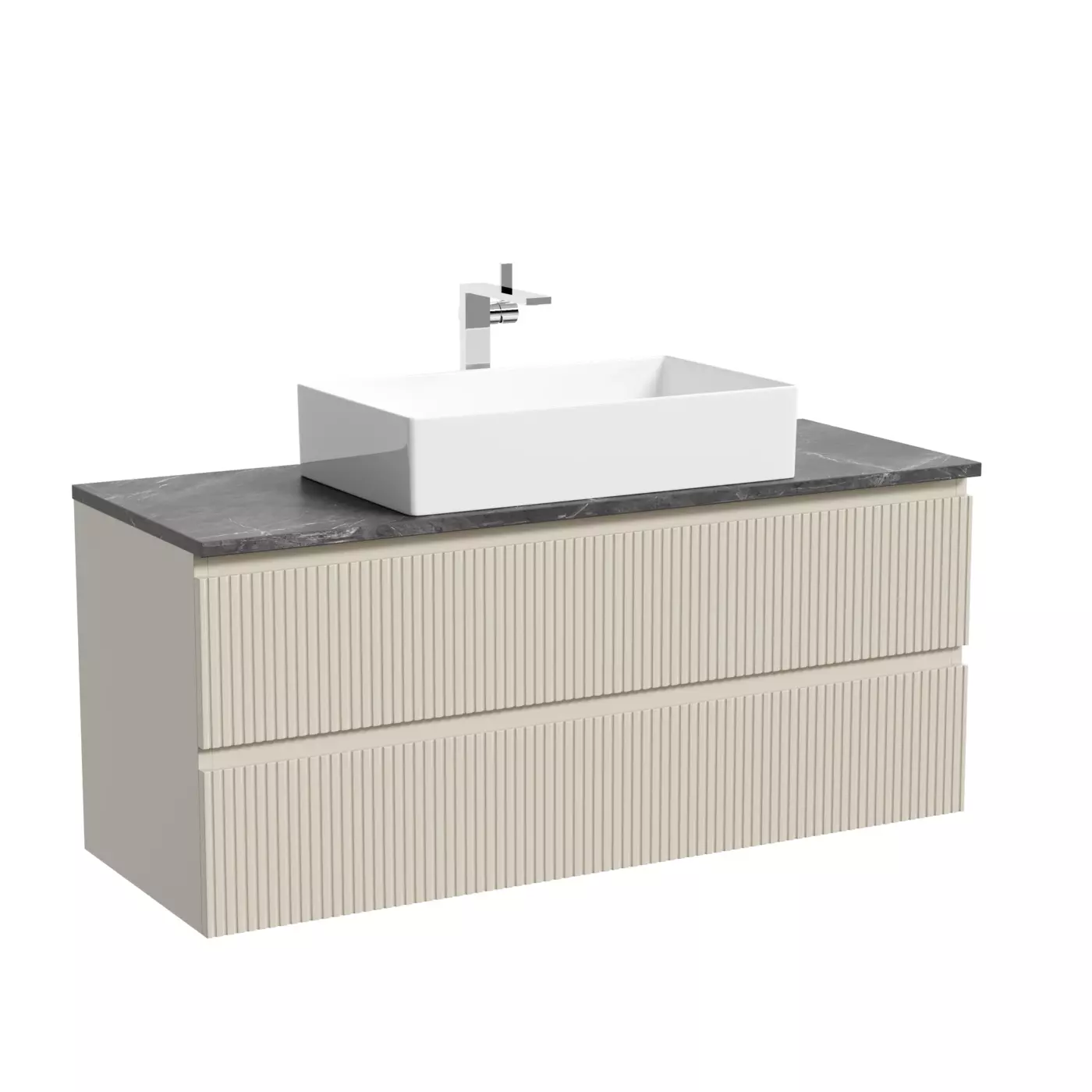 Тумба под столешницу Sancos Сноб T (Snob T) SNT120CE 120x45x50 бежевый матовый (beige soft)