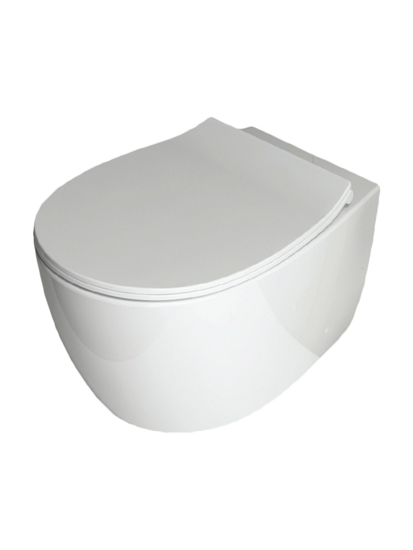 GALAXY Унитаз подвесной RML Белый S1 (WC.WH/Galaxy/SlimDM.Rim/WHT.G/S1)